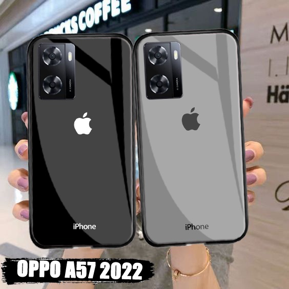 New Softcase Glass Kaca For OPPO A77S A57 2022 Terbaru [K01] Casing HP A77S OPPO A57 2022 - Case HP