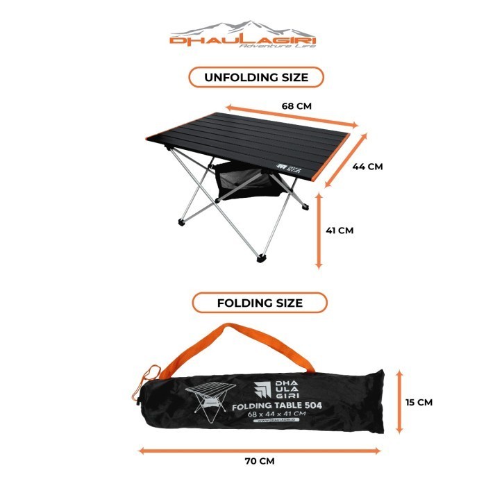 Meja Lipat Camping Folding Table 504 Dhaulagiri Outdoor Portable