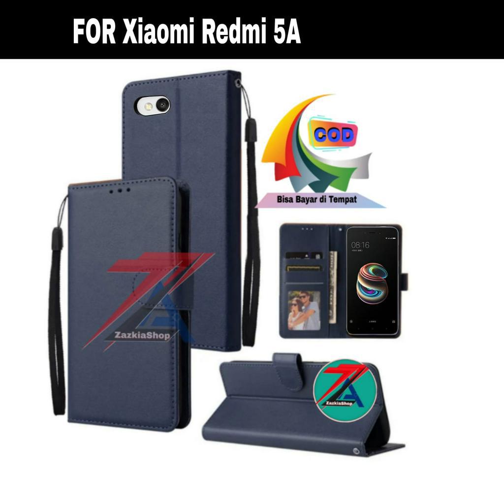 CASE FLIP CASE DOMPET KULIT FOR XIAOMI REDMI 5A CASING DOMPET-FLIP COVER LEATHER-SARUNG HP
