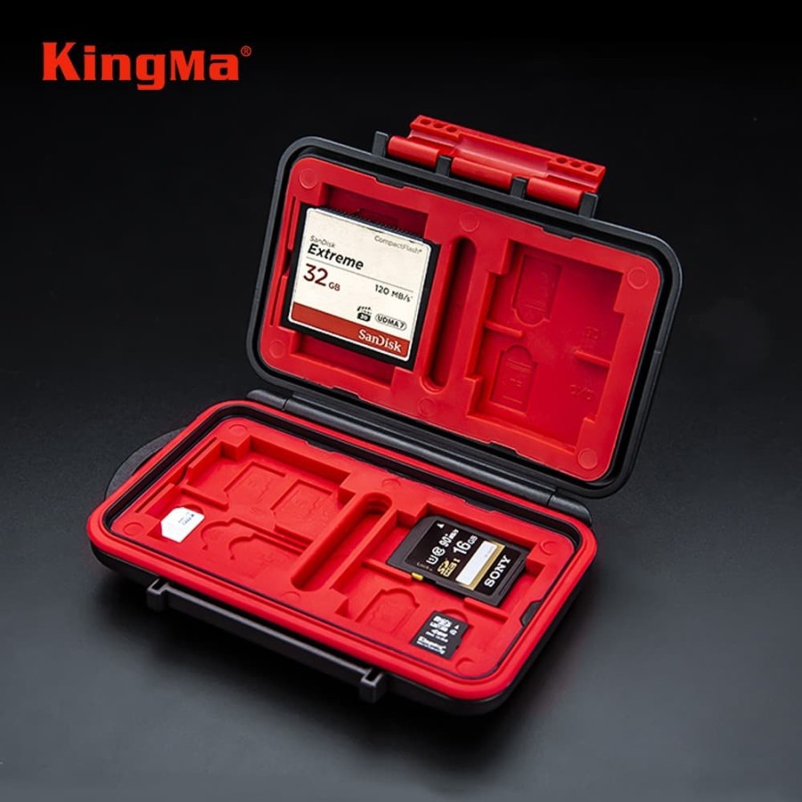 Memory Card Case Storage KINGMA for SD/TF/CF/MICRO SIM/NANO SIM Card