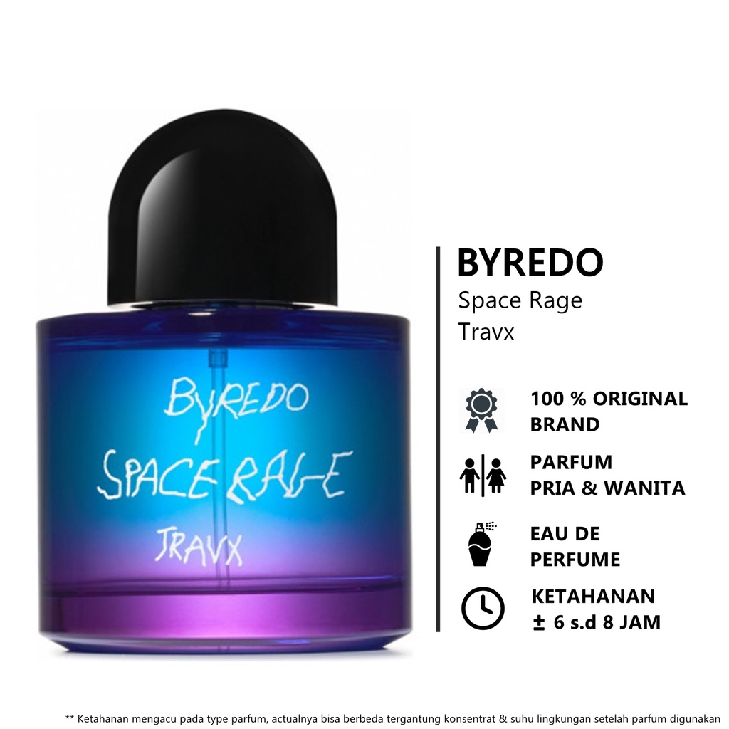 Jual BYREDO Space Rage EDP Unisex Parfum Pria Wanita Eau de Parfume