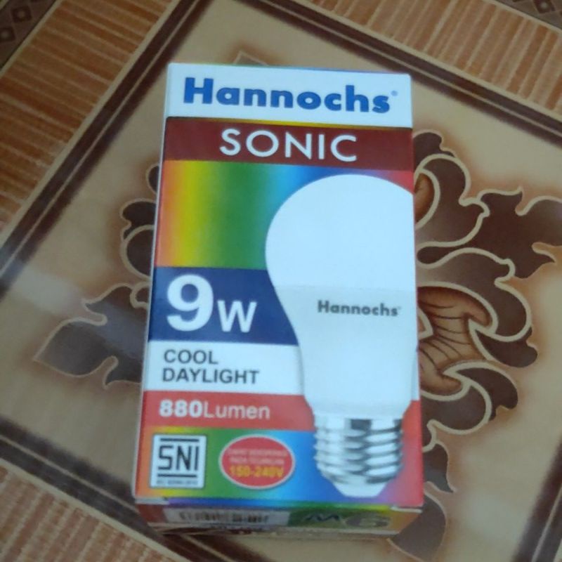 Hannochs Sonic Bulb Lampu LED 9Watt Putih / Cool Daylight