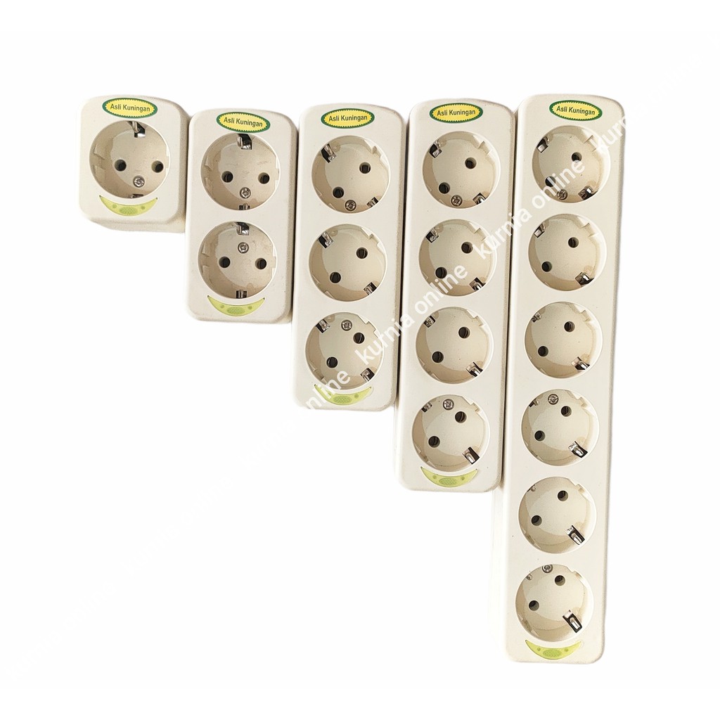 Terminal listrik kuningan colokan 123456 lubang tanpa kabel