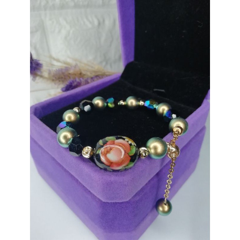 GELANG TENSHA JEPANG MIX SWAROVSKI ORIGINAL