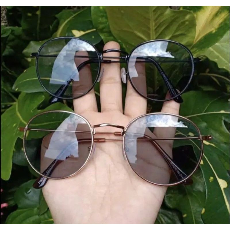 KACAMATA PHOTOCROMIC MURAH LENSA BERUBAH WARNA OTOMATIS FRAME OVAL TERBARU PRIA WANITA