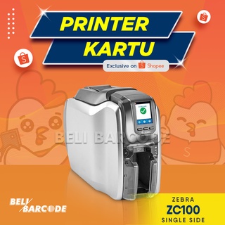 Zebra ZC 100 ID Card Printer Single Side 300 dpi