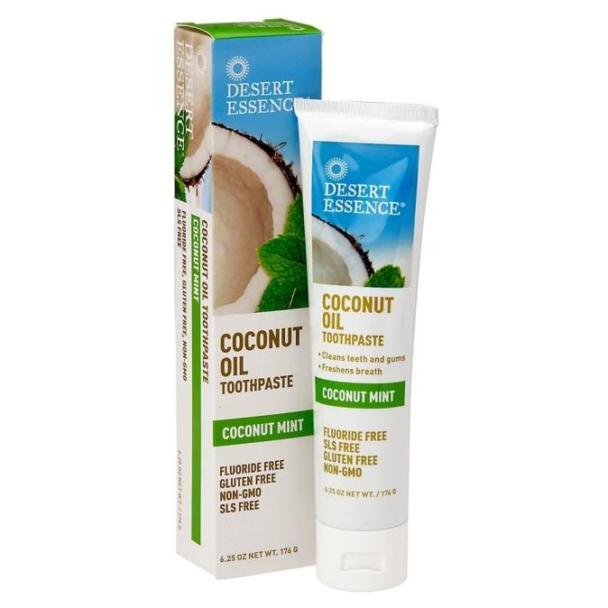 

Desert Essence Coconut Oil Toothpaste Coconut Mint - 176 gr ---Terbaru---