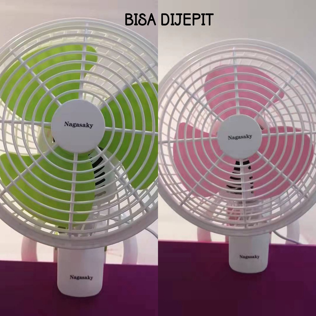 Kipas Angin wall fan/desk fan/ jepit  3in1 ,