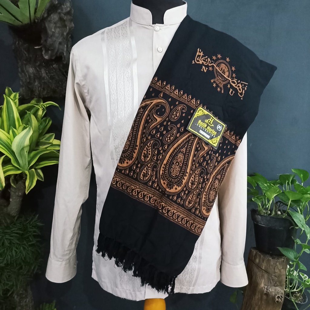 SORBAN NU BATIK MOTIF KASHMIRI BAHAN RAYON LEBIH HALUS &amp; ADEM