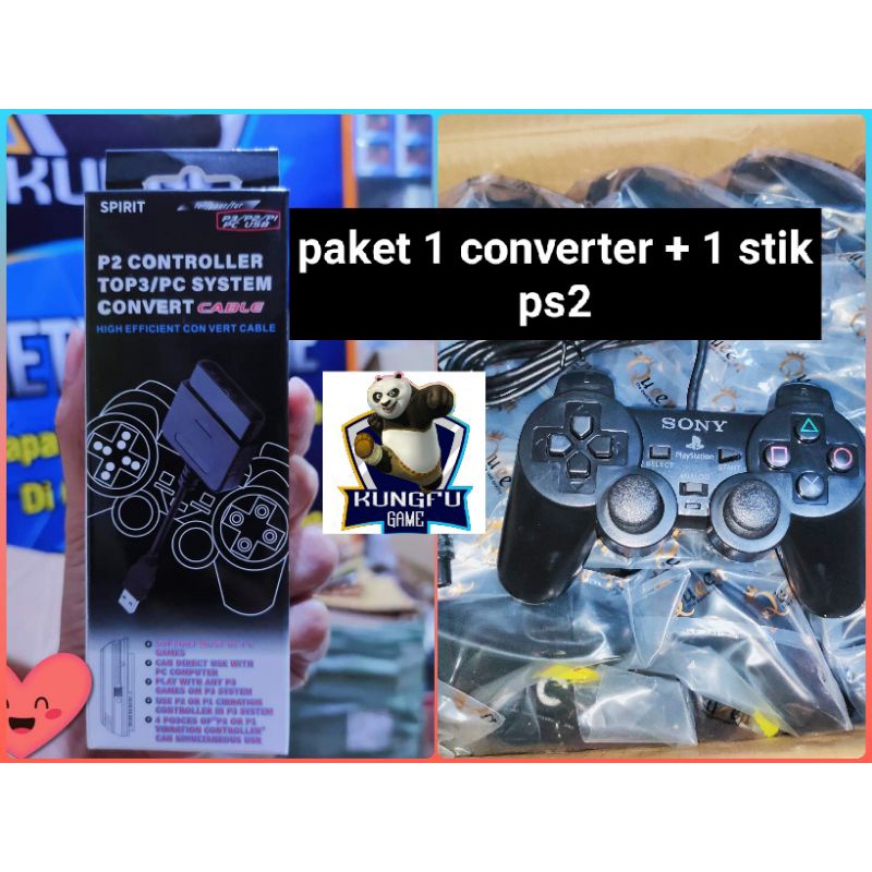 converter stik single +stik ps2 tw