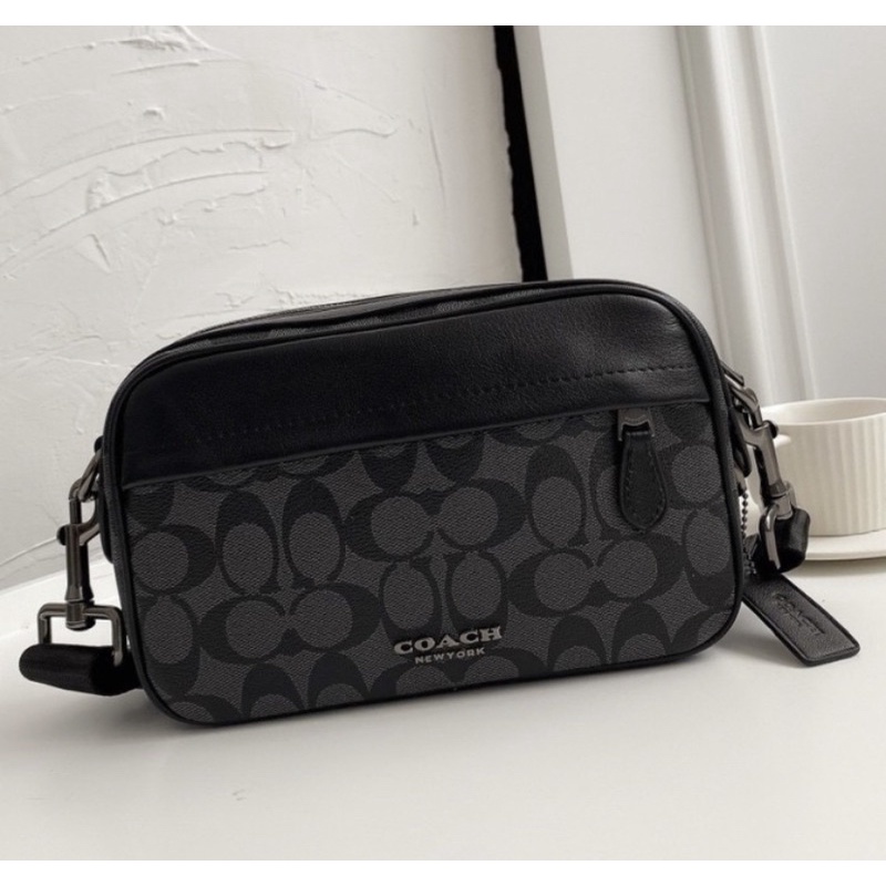 CROSSBODY COACH BLACK IN SIGNATURE