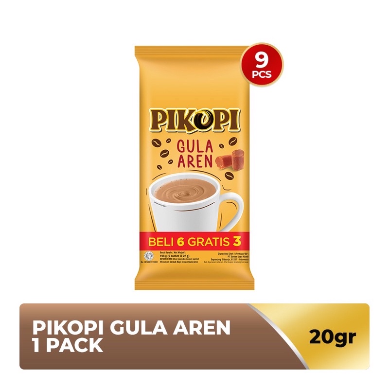 

PIKOPI GULA AREN 6+3 ( 1 BAG ISI 9 BKS )