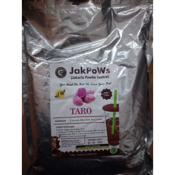 Taro Powder Drink / Jakarta Powder Sentral / Bubuk Minuman 1 kg
