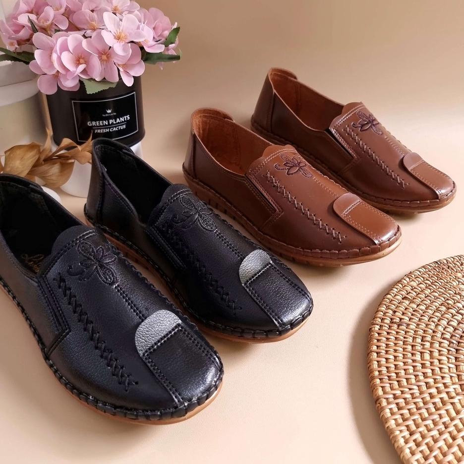 Muraaaahh.. Sepatu Flatshoes Pantofel Mabelle Wanita Perempuan Cewek Kerja Kantor Formal Loafers Fla