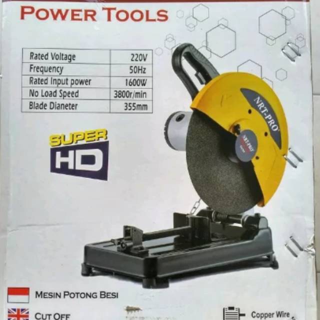 Mesin Potong Besi NRT PRO 2414HD 14" Mesin Cut Off Cutting ...