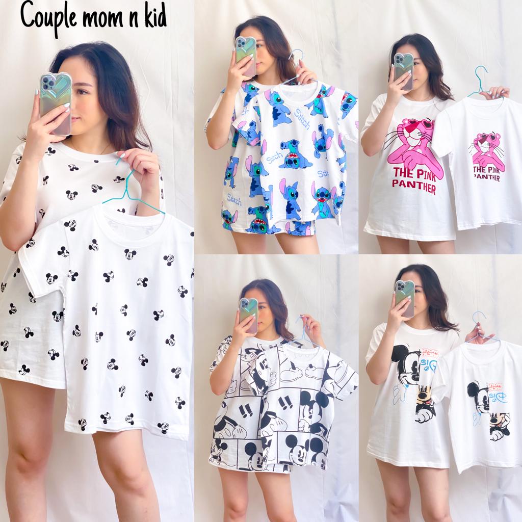 Kaos Tshirt Mom And Kids Kaos Kembaran Bunda dan Anak