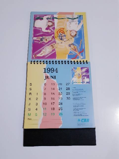 Tahun 1994 Koleksi Kalender Meja Jadul Shopee Indonesia