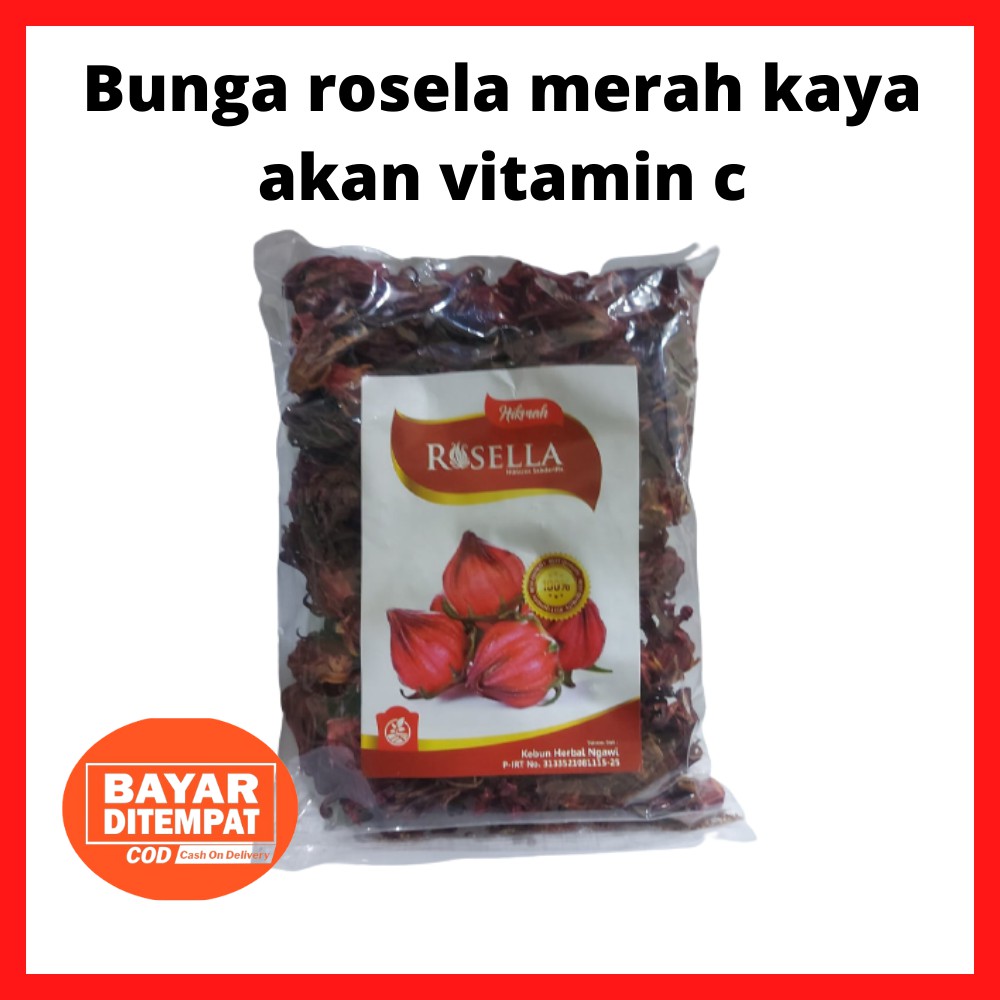 

Solusi Hipertensi Bunga Rosela Merah 100 gram