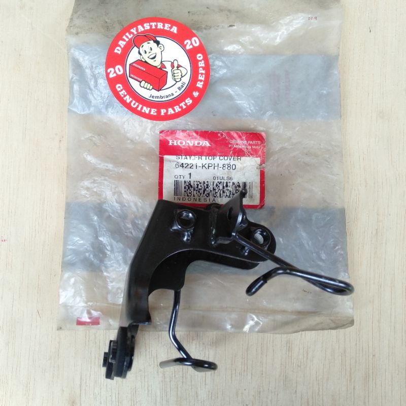 BRACKET BREKET DUDUKAN PANGKON PANEL DADA DASI DEPAN HONDA KARISMA 125 ORIGINAL ORI 64221-KPH-880