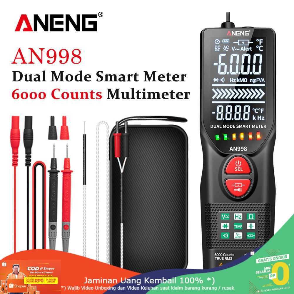 (BISA COD) RVOSTR ANENG Digital Multimeter Voltage Tester - AN998