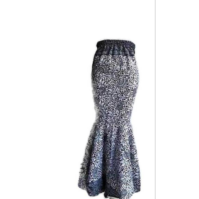 Rok Kebaya Duyung Kerang Silver Jumbo