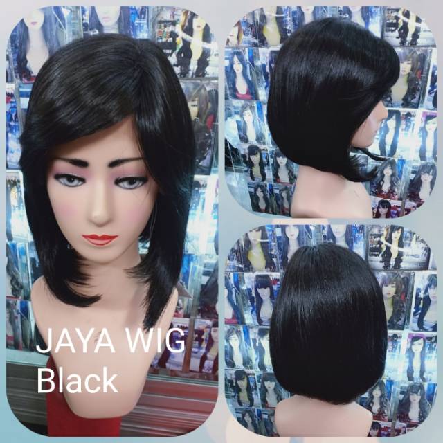 LACE WIG BOB PENDEK /RAMBUT PALSU /WIG PENDEK