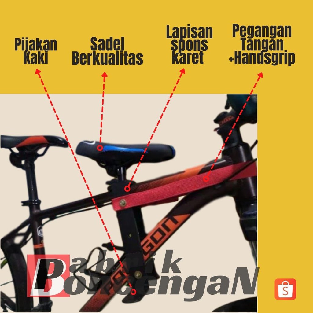 COD Boncengan Sepeda Anak MTB, BMX, SELI FAMILY Termurah