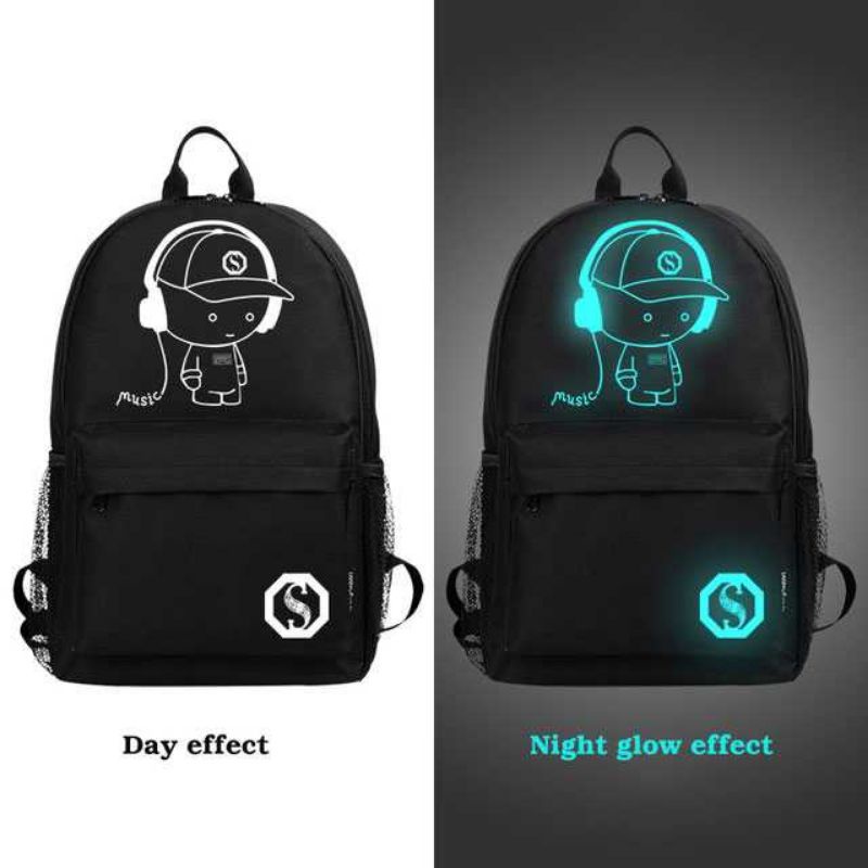 Tas Ransel Oxford Glow in The Dark
