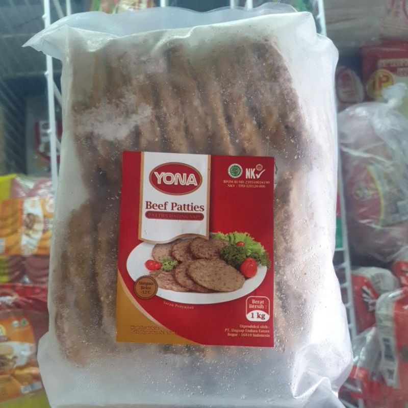 

Yona Beef Patties 1kg