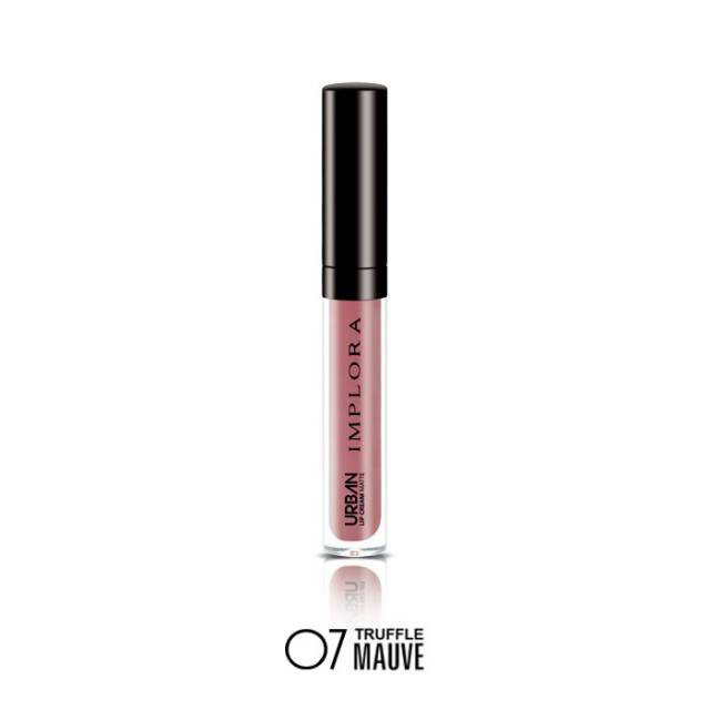 IMPLORA Urban Lip Cream Matte Original BPOM - Lipcream Surabaya-7.truffel Mauve