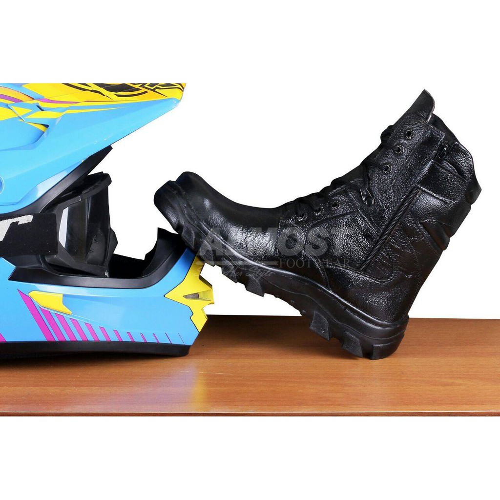 Sepatu Boots Pria PDL Mortal Original Almost Kulit Safety
