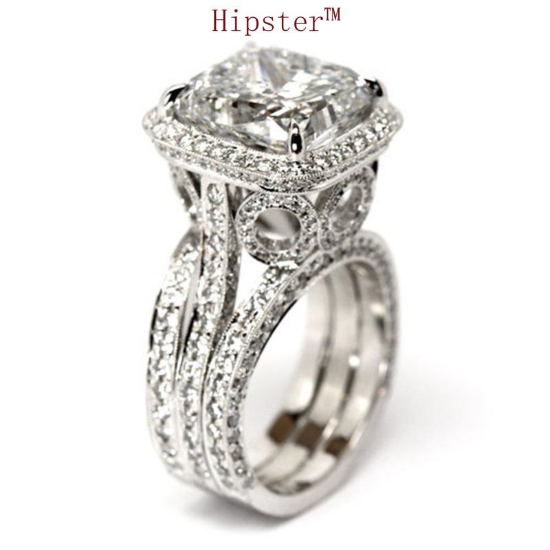 Blast hot sale fashion luxury set colored treasure ring