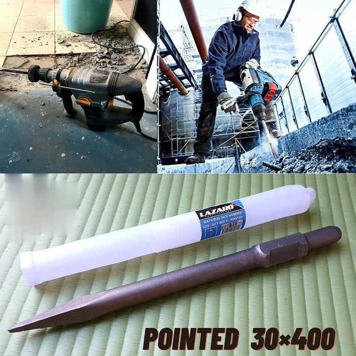 Lazaro Mata Bor Bobok Betel Pahat Beton Pointed SDS 30×400 Demolition