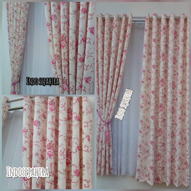 Unduh 71 Gambar Gorden Motif Bunga Keren Gratis