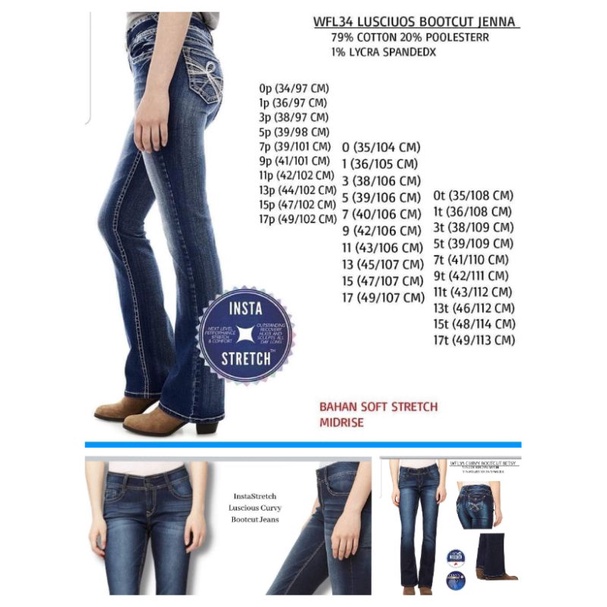 Celana Jeans Wanita Wallflower Copot Boot WfL34 Original Branded