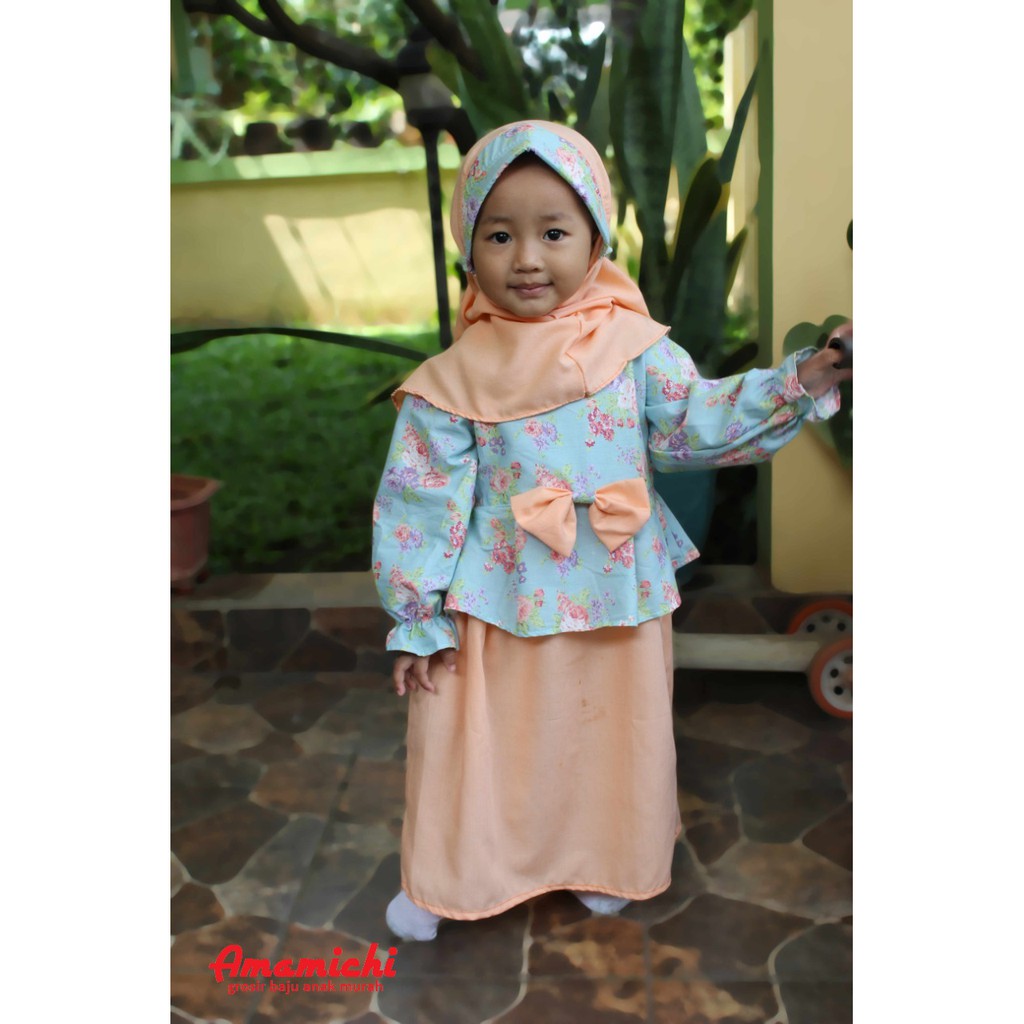 Grosir Setelan Gamis Zahra Amamikids Anak Cewek Perempuan Lucu 1 3 Grosir Setelan Gamis Zahra Amamikids Anak Cewek Perempuan Lucu 1 3