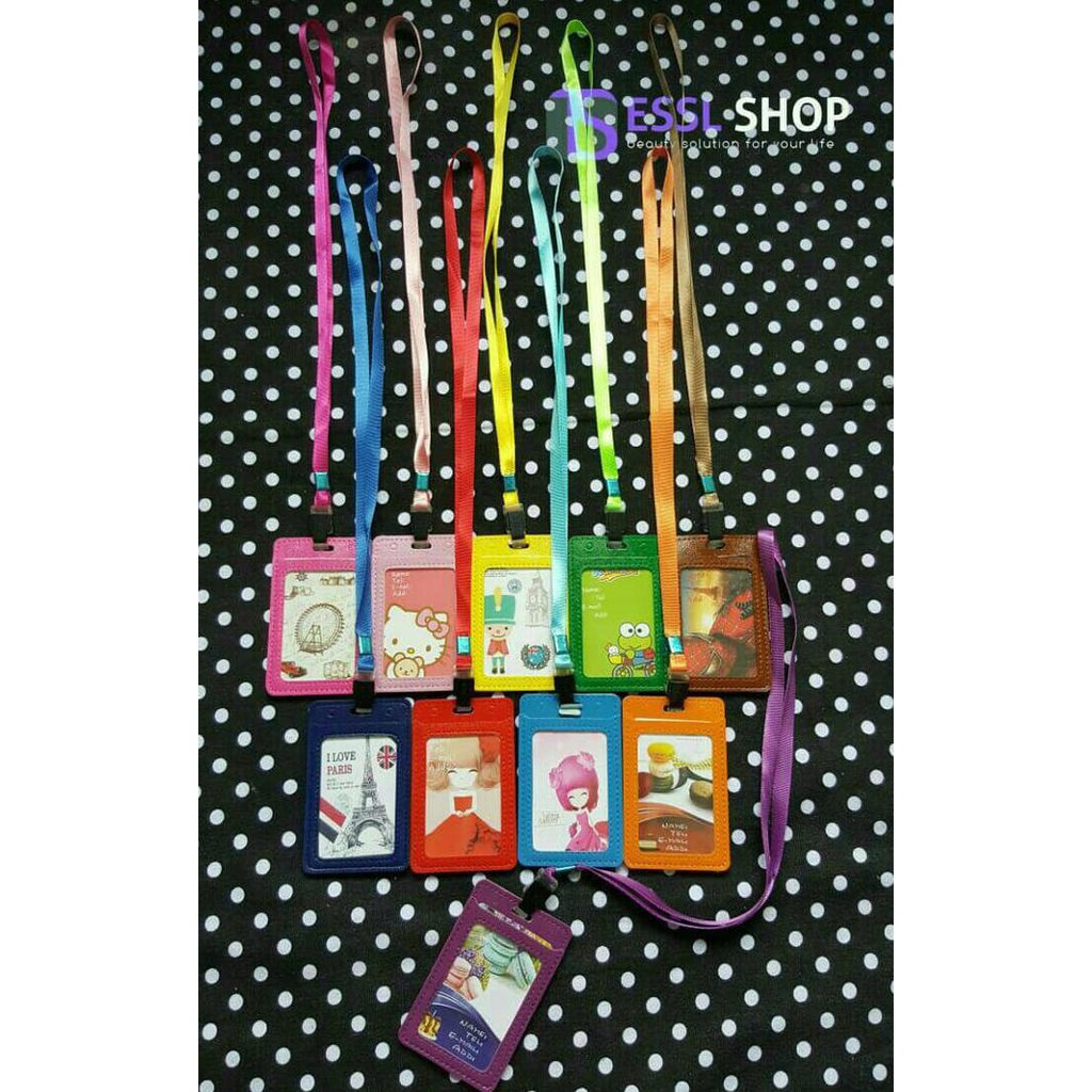 

HOT SALE ID Card Holder / Tali Gantungan Kartu Name Tag - Kulit by ESSLSHOP2 Terjamin