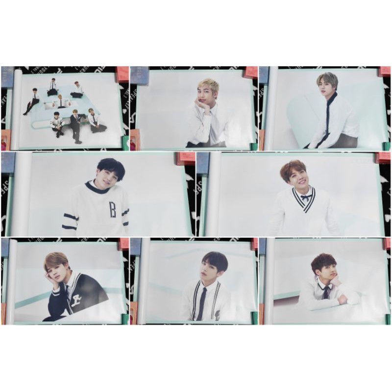 [READY STOCK] Poster Set 3rd Muster - RM - JIN - SUGA - JHOPE - JIMIN - V - JUNGKOOK