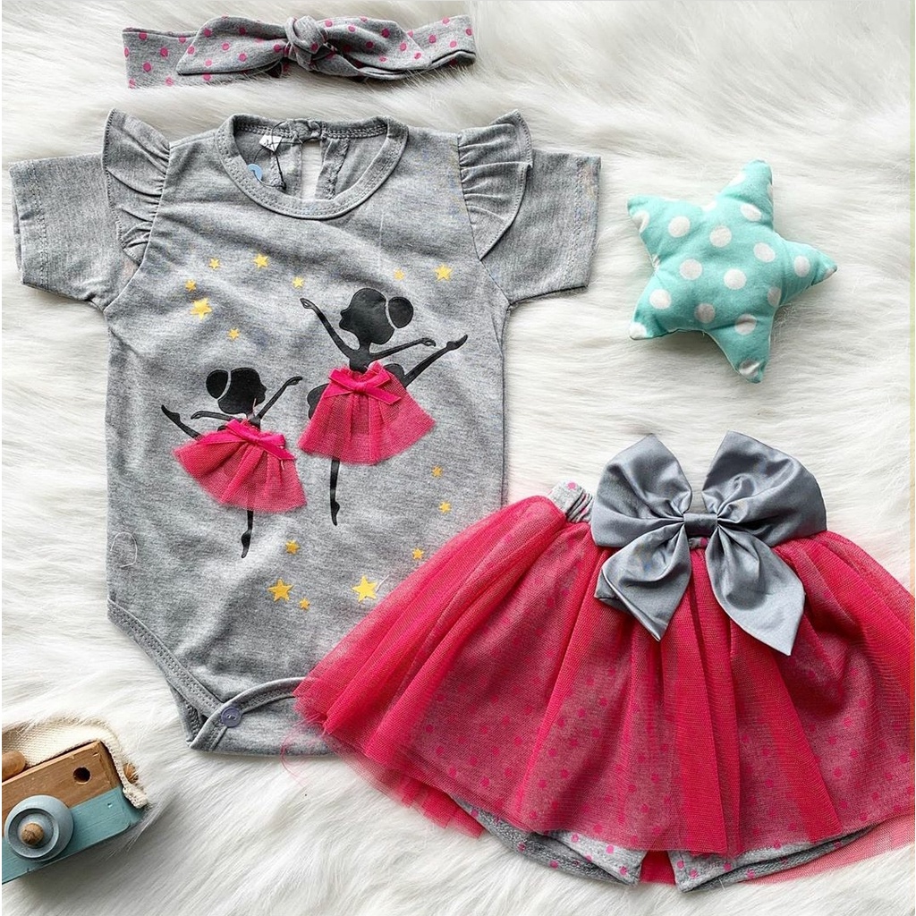 Setelan baju jumper rok bandana motif lucu bestseller fashion anak bayi cewek perempuan murah -bal