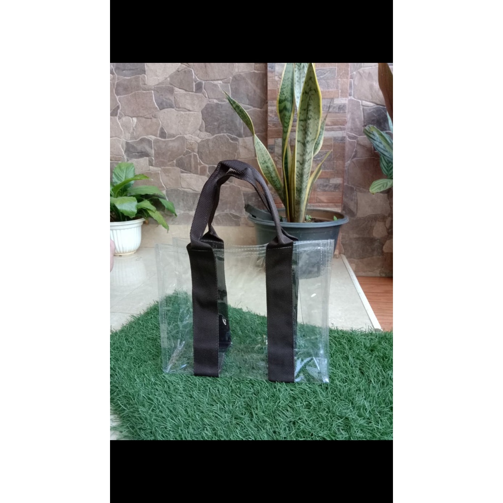 tote bag transparant tas mika tebal handbag GENTONG BDG