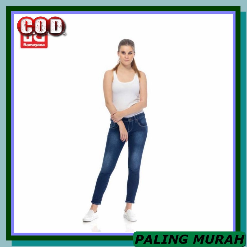 Pants Celana Kulot Levis Jeans Jins Boyfriend Highwaist Jeans Dor XB969 Ramayana - Jj Jeans - Celan