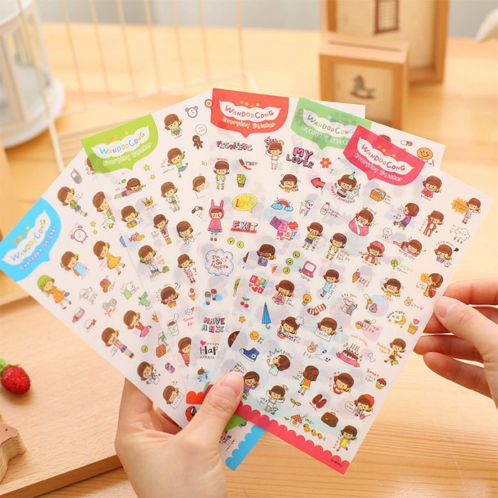 

Sticker Kartun Korea WandooCong