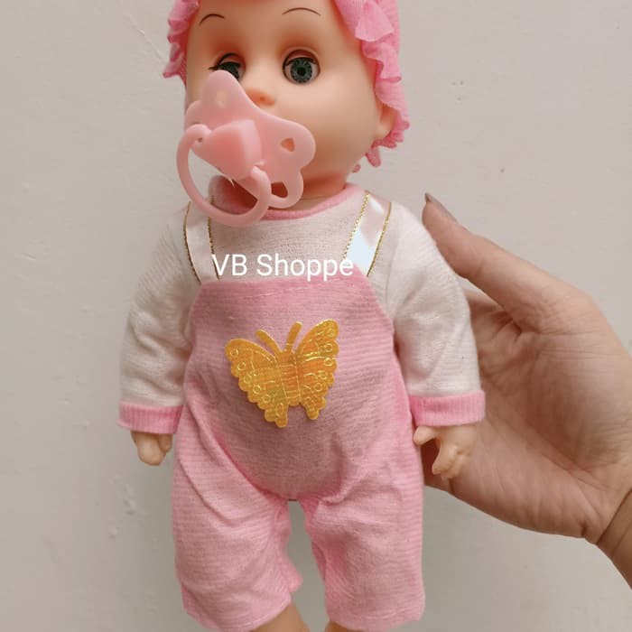 mainan anak boneka  bayi menangis  cry baby crying dot susu 