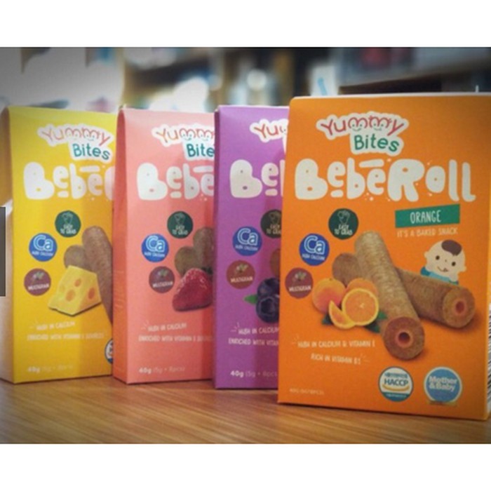 Makassar! Yummy Bites Beberoll / Snack Biskuit Bayi 40 gr