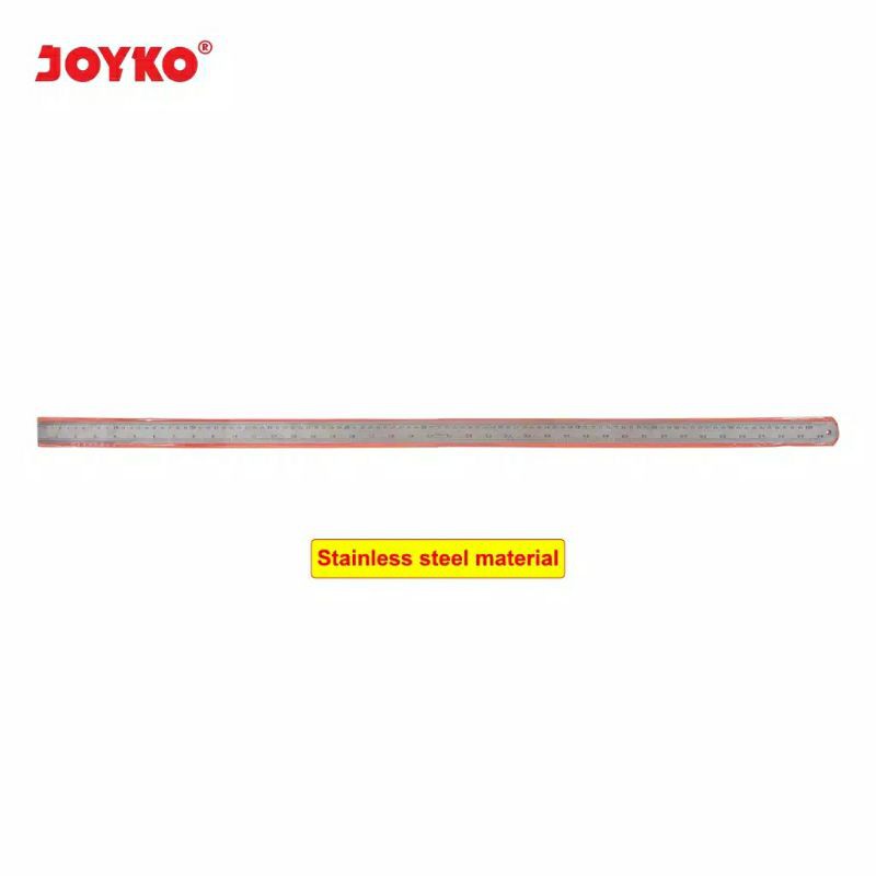 

JOYKO 100cm penggaris besi stainless steel