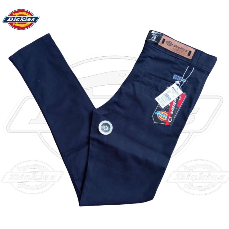 Celana Chino Panjang Navy Pria Distro Dickies Premium