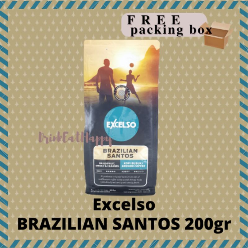 

EXCELSO BRAZILIAN SANTOS 200 gr Kopi Bubuk 200 gram