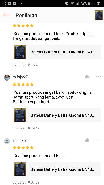 Baterai Battery Batre Xiaomi BN40 Redmi 4 Pro 4 Prime Original