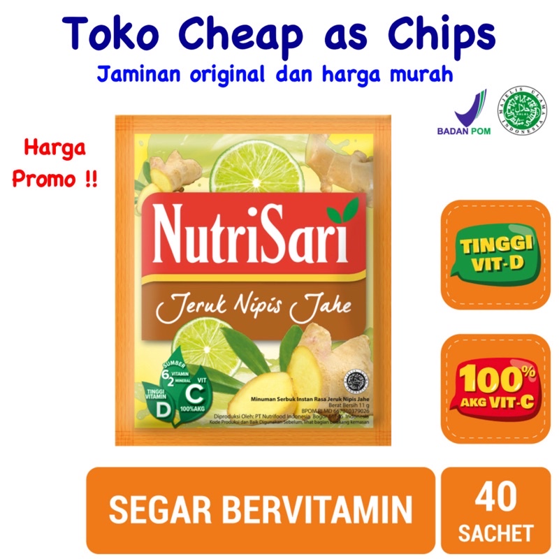 Nutrisari jeruk nipis jahe 10 sachet
