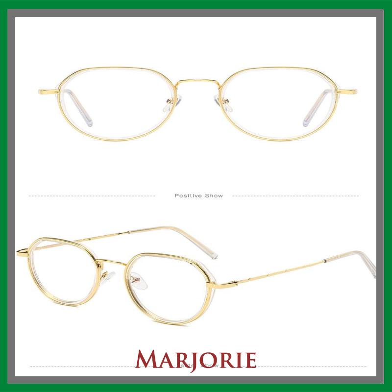 Frame Kacamata Fashion Wanita Anti Radiasi Korean Kaca Mata Radiasi Bulat Eyeglasses-MJD